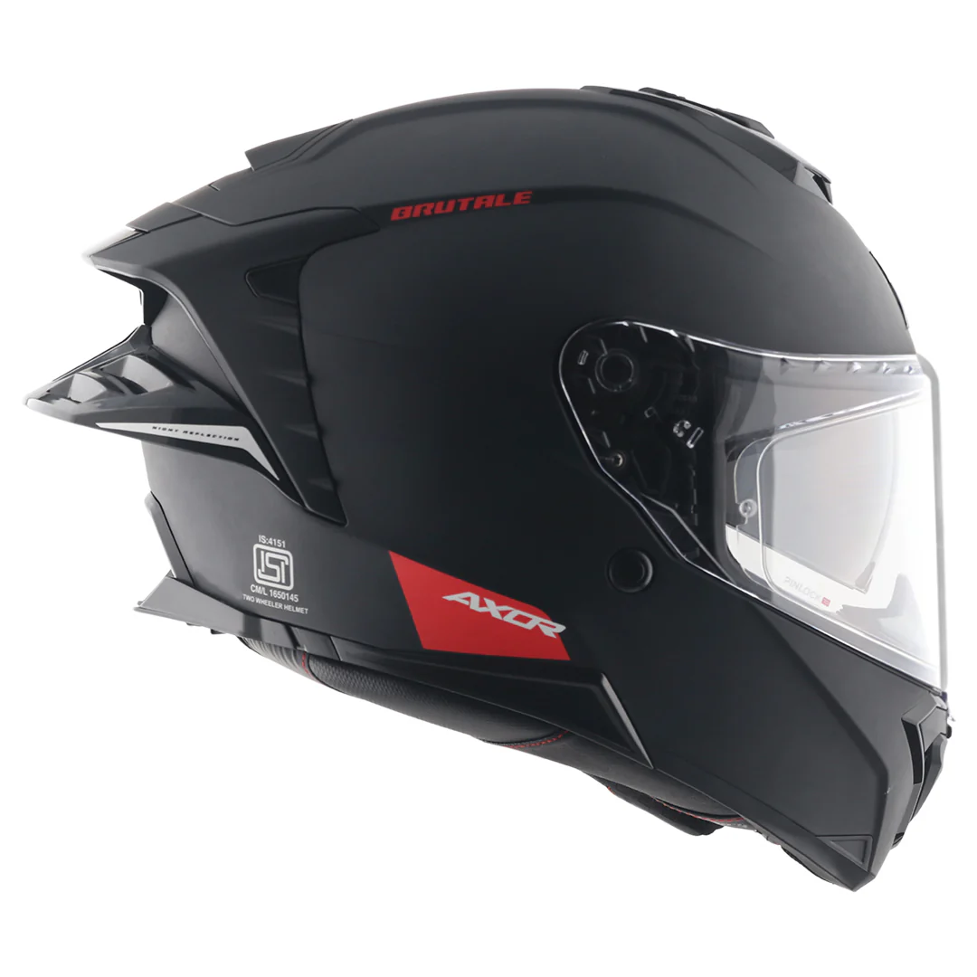 Brutale Solid Colors Dual Spoiler Helmet - Image 14