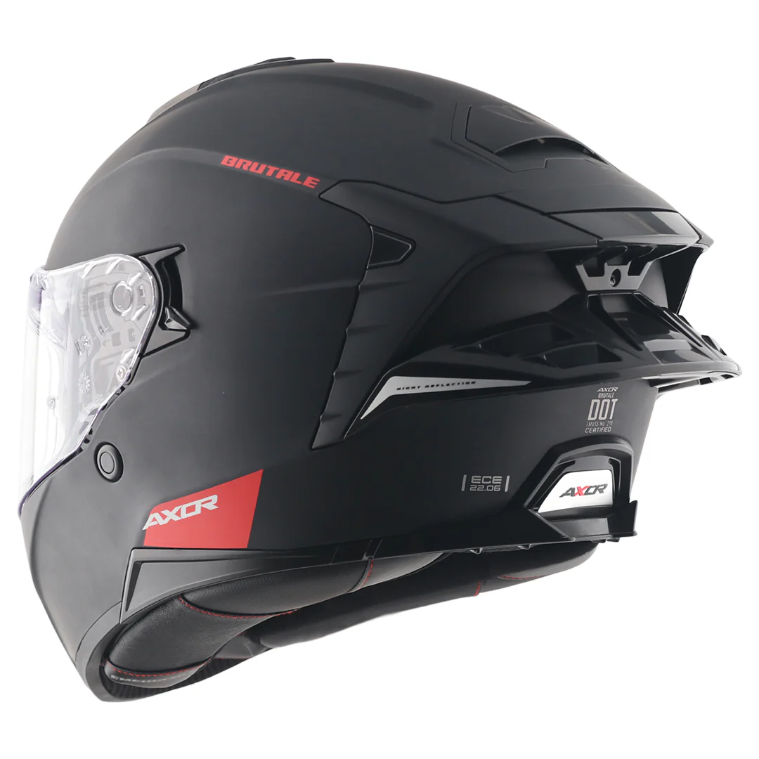 Brutale Solid Colors Dual Spoiler Helmet - Image 17